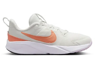 Pre-owned Nike Star Runner 4 Summit Apricot Agate Sneakers In Summit White/black