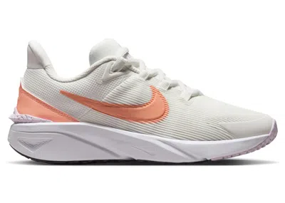 Pre-owned Nike Star Runner 4 Summit Apricot Agate Sneakers In Summit White/black