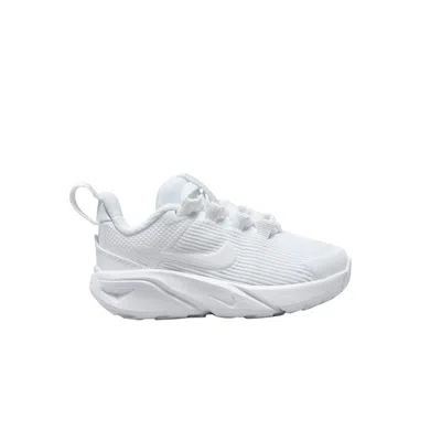 Pre-owned Nike Star Runner 4 Td 'triple White' | Infant Size 10
