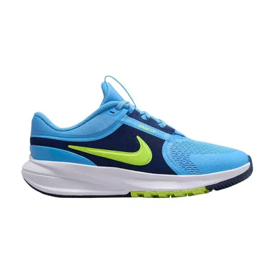 Pre-owned Nike Star Runner 5 Gs 'university Blue Volt' | Kid's Size 6.5