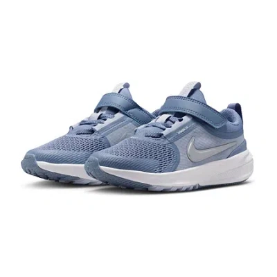 Nike Star Runner 5 Little Kid Girls Running Shoes In Blue