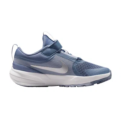 Pre-owned Nike Star Runner 5 Ps 'world Indigo Metallic Silver' | Blue | Kid's Size 11.5