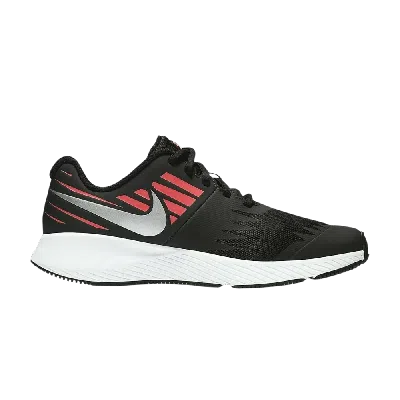 Pre-owned Nike Star Runner Gs 'black Racer Pink'