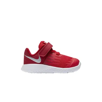 Pre-owned Nike Star Runner Td 'university Red Metallic Silver' | Infant Size 7