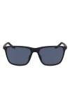 Nike Unisex Neo Sq Sunglasses Dv2375 010 Matte Black 54mm In Matte Black/dark Grey