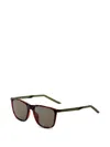 Nike State Square-frame Sunglasses In Brown