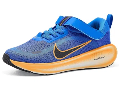Nike Stellar Ride (little Kid) Kids Shoes Blue Crystal/off Noir/lapis/volt Tint: 2.5 Little Kid M