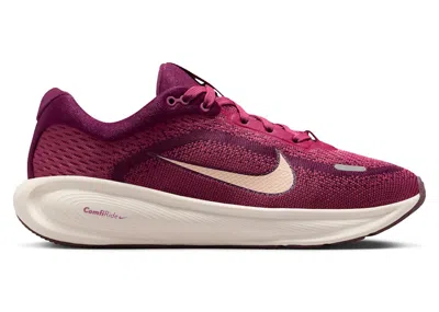 Pre-owned Nike Stellar Ride Sneakers In Bordeaux/sweet Beet/pale Ivory