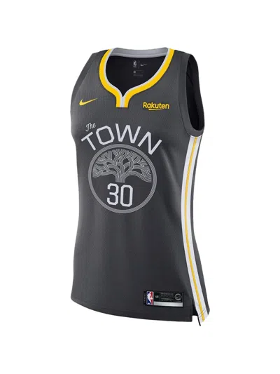 Nike Stephen Curry Swingman Jersey In Gray