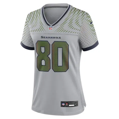 Nike Steve Largent Seattle Seahawks Rivalries Collection Womenâs  Women's Nfl Game Jersey In Gray