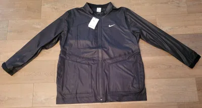 Pre-owned Nike Storm-fit Adv Men's Full-zip Golf Jacket Titleist Black Dx6074-010 $250 Xl