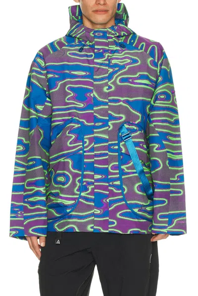 Nike Storm-fit Hooded Jacket In Blue