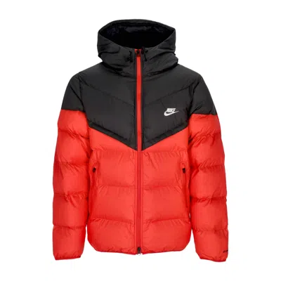 Nike Storm Fit Windrunner Primaloft Hooded Jacket Men's Down Jacket Black/university Red/sail