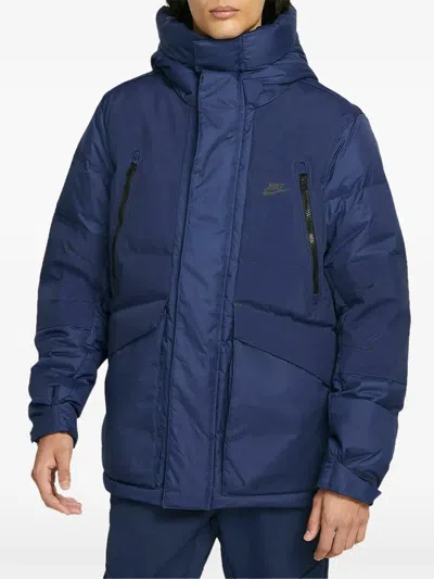 Nike Storm-fit City Series Hooded Jacket In Blue