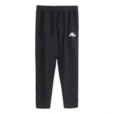 NIKE NIKE STRAIGHT CASUAL DRAWSTRING SPORTS LONG PANTS BLACK