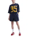 Nike Street Short Sleeve Oversized Tee In Blue