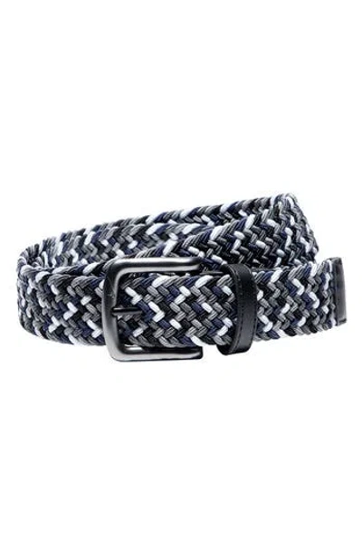 Nike Stretch Braided Golf Belt In Blue