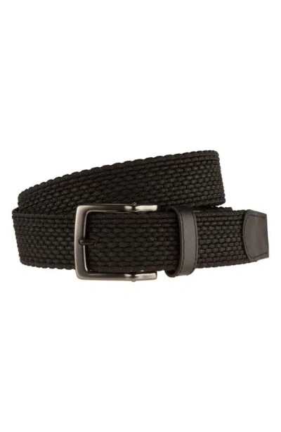 Nike Stretch Woven Belt In Black