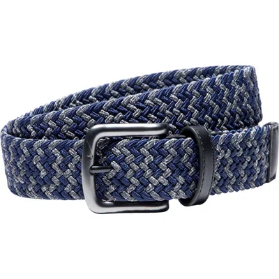 Nike Stretch Woven Belt In Blue Multi