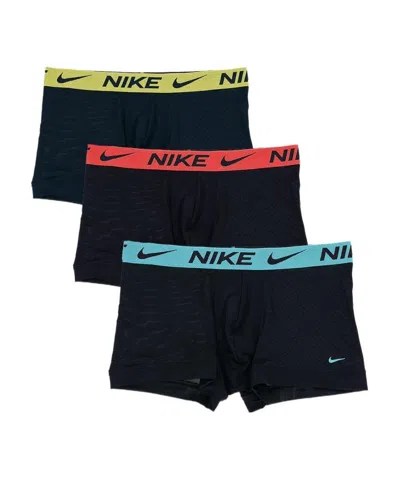 Nike Stretch-design Logo-waistband Boxers In Black
