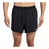 Nike Men's Stride Dri-fit 5" 2-in-1 Running Shorts In Black