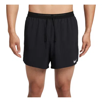 NIKE NIKE STRIDE DRI-FIT 5"" 2-IN-1 RUNNING SHORTS ASIA SIZING 'BLACK'