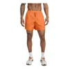 Nike Stride Dri-fit 7'' 2-in-1 Running Shorts 'bright Mandarin' In Orange