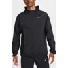 Nike Stride Dri-fit Uv Hooded Running Jacket In Black