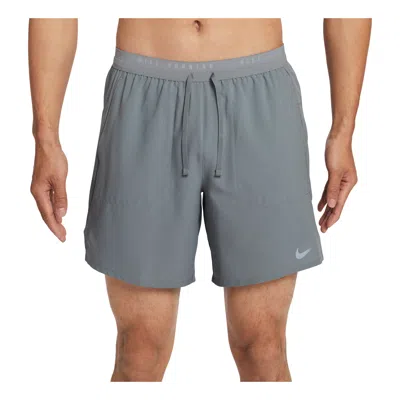 Nike Stride Dri-fit 7-inch Brieflined Shorts 'smoke Gray'