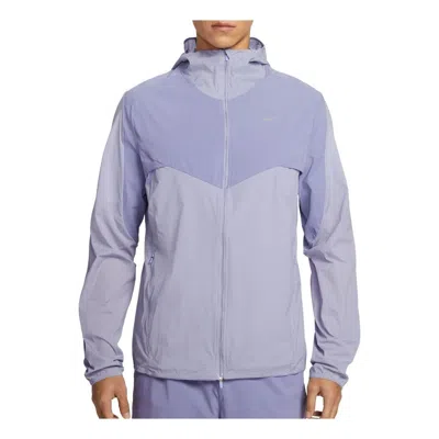 Nike Stride Repel Running Jacket 'iron Purple Indigo Haze' In Blue