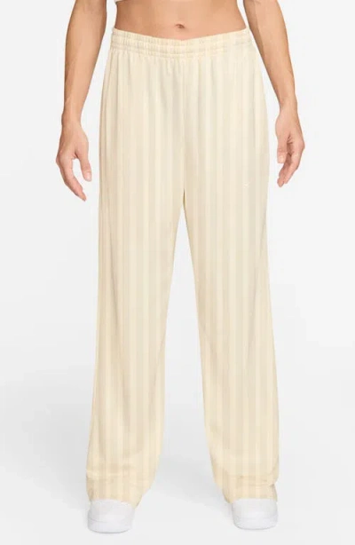 Nike Stripe Jacquard Track Pants In Neutral