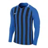 Nike Stripe Round Collar Shirt 'blue'