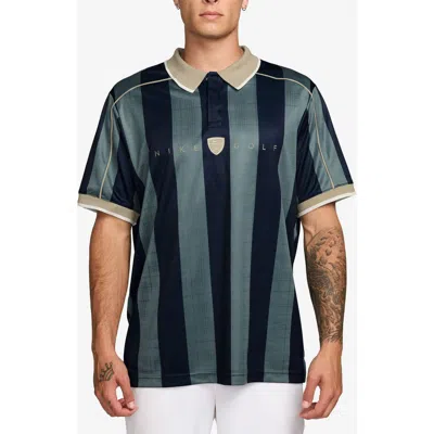 Nike Stripe Short Sleeve Polo In Multi