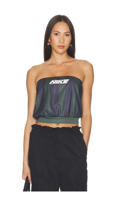 Nike Striped Jersey Tube Top In Multi