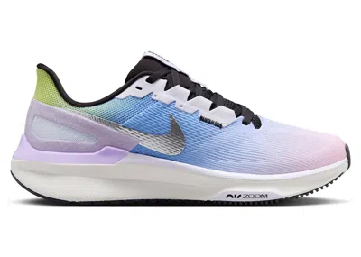 Pre-owned Nike Structure 25 Se Metallic Gold (women's) Sneakers In Amethyst Tint/black/light Lemon Twist