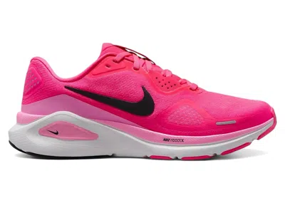 Pre-owned Nike Structure 26 (women's) Sneakers In Hyper Pink/black/pink Spell