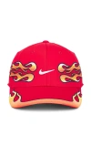 Nike Structured Og Flame Cap In Red