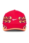Nike Structured Og Flame Cap In Red