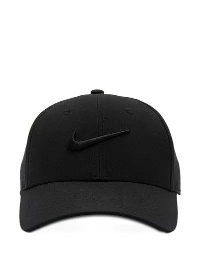 Nike Structured Swoosh Cap In Black,black