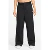 Nike Structured Twill Pants In Black/black