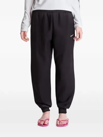 Nike Studio Fleece Track Pants In Black