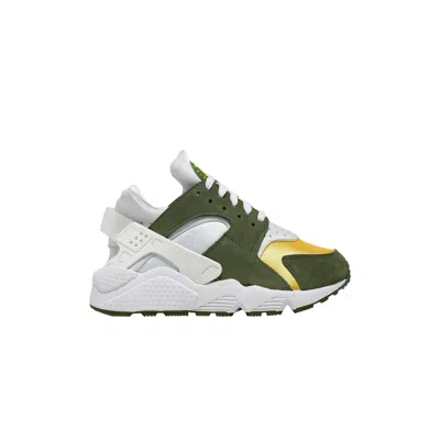 Pre-owned Nike Stussy X Air Huarache Le Td 'dark Olive' 2021 | Green | Infant Size 3