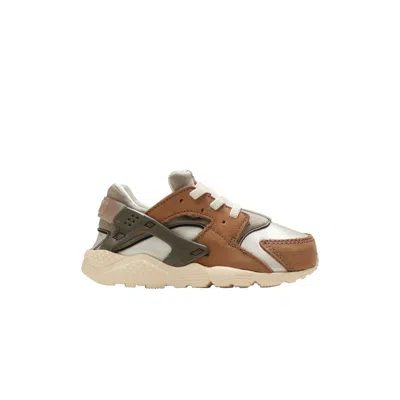 Pre-owned Nike Stussy X Air Huarache Le Td 'desert Oak' 2021 | Brown | Infant Size 10