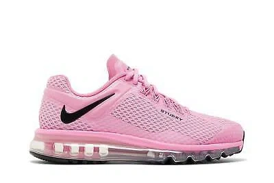 Pre-owned Nike Stussy X Air Max 2013 'pink' Dr2601-600 In Psychic Pink/black/psychic Pink