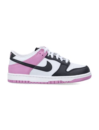 Nike Stylish Mini Sneakers For Girls In White/lilla/black
