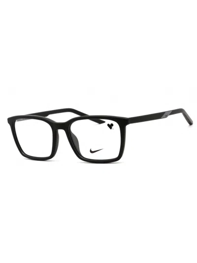 Nike Stylish Rectangular Eyeglasses For Everyone In Black