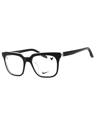 Nike Stylish Rectangular Eyeglasses For Women In Black