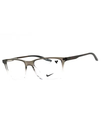 Nike Stylish Rectangular Unisex Eyeglasses In Black
