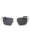 Nike Stylish Rectangular Unisex Sunglasses In Gray