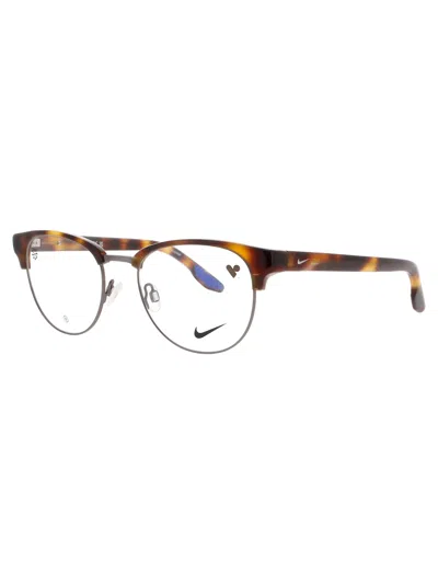 Nike Stylish Unisex Eyeglasses 8402 In Brown